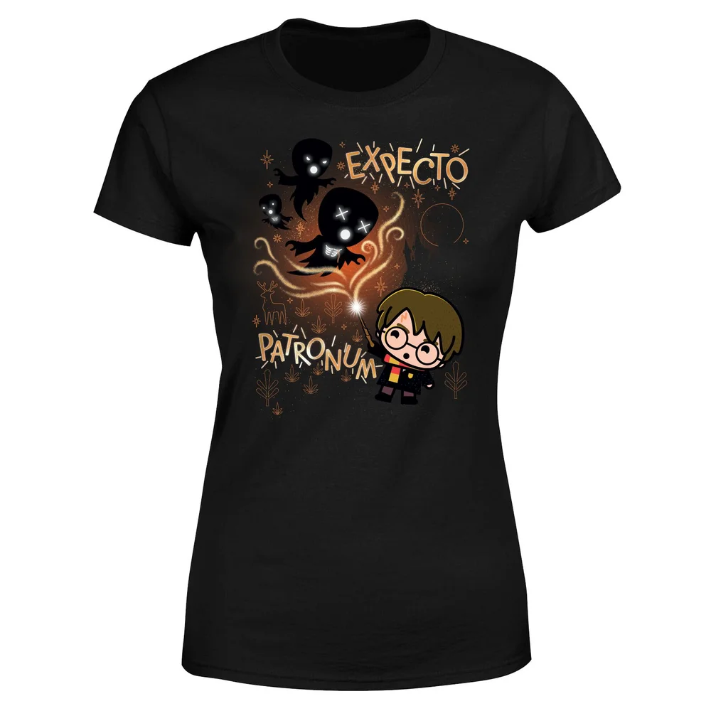 Harry Potter Kids Expecto Patronum Women's T-Shirt - Black - XS Image 1