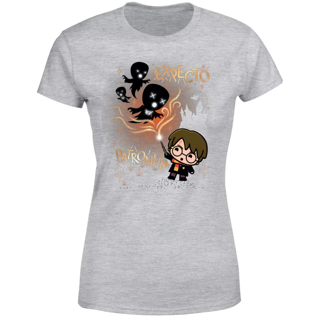 Harry Potter Kids Expecto Patronum Women's T-Shirt - Grey