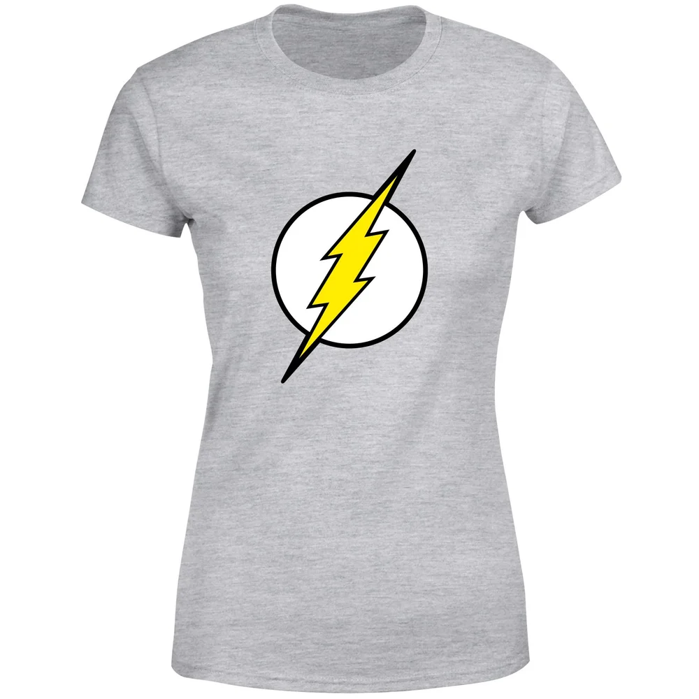 Justice League Flash Logo Women's T-Shirt - Grey - XS Image 1