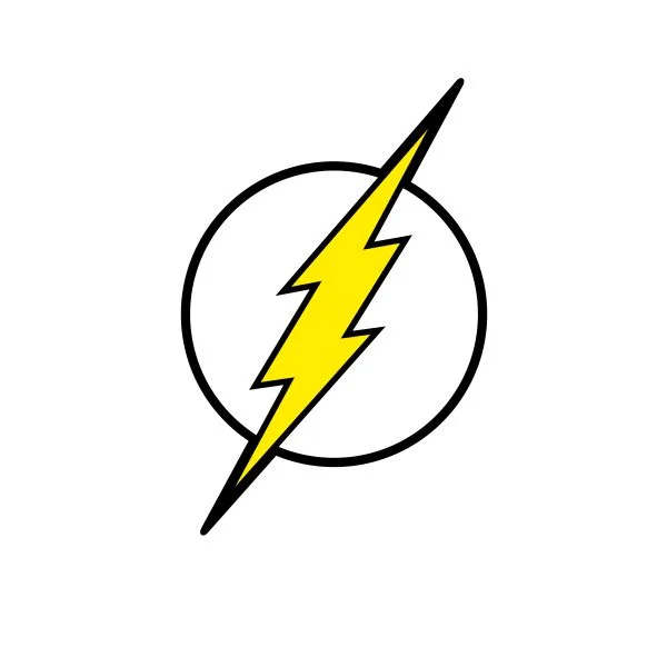 Justice League Flash Logo Women's T-Shirt - White