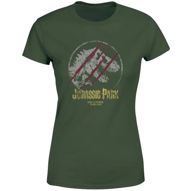 Jurassic Park Lost Control Women's T-Shirt - Green