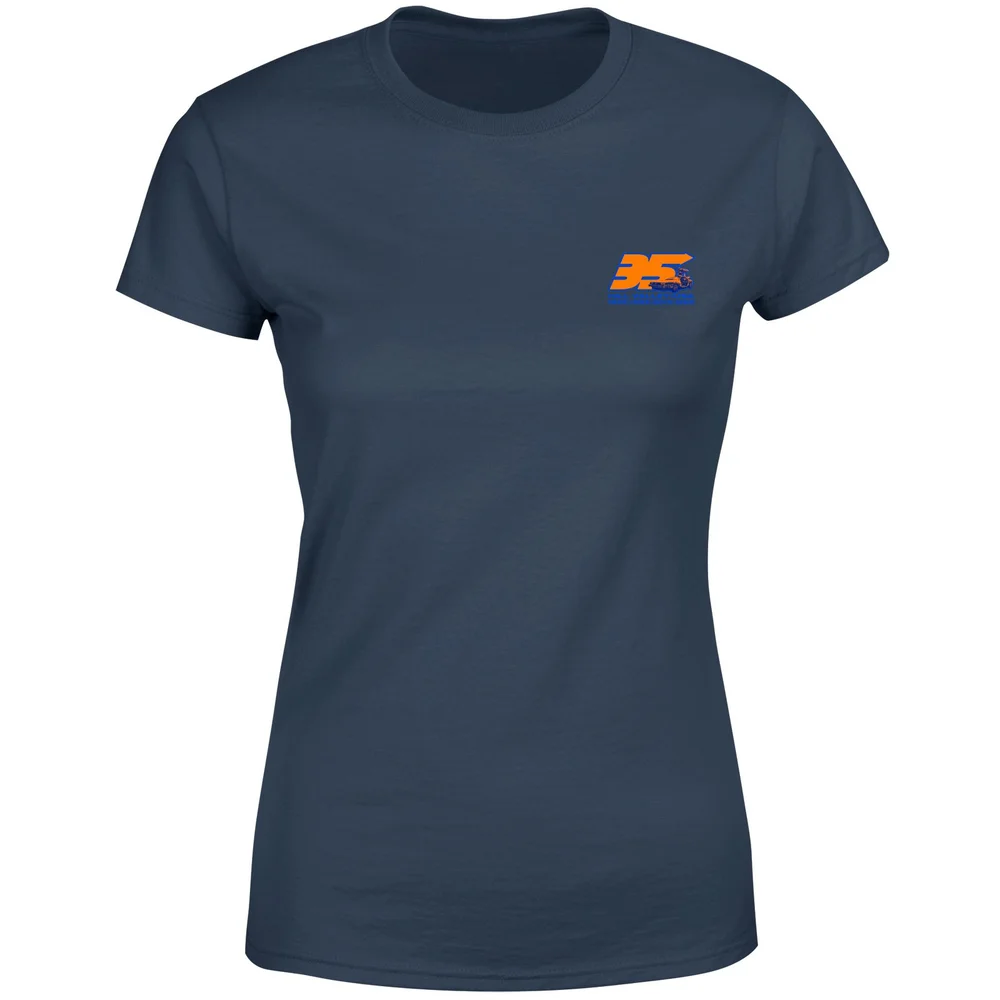 Back To The Future 35 Hill Valley Front Women's T-Shirt - Navy - XS Image 1
