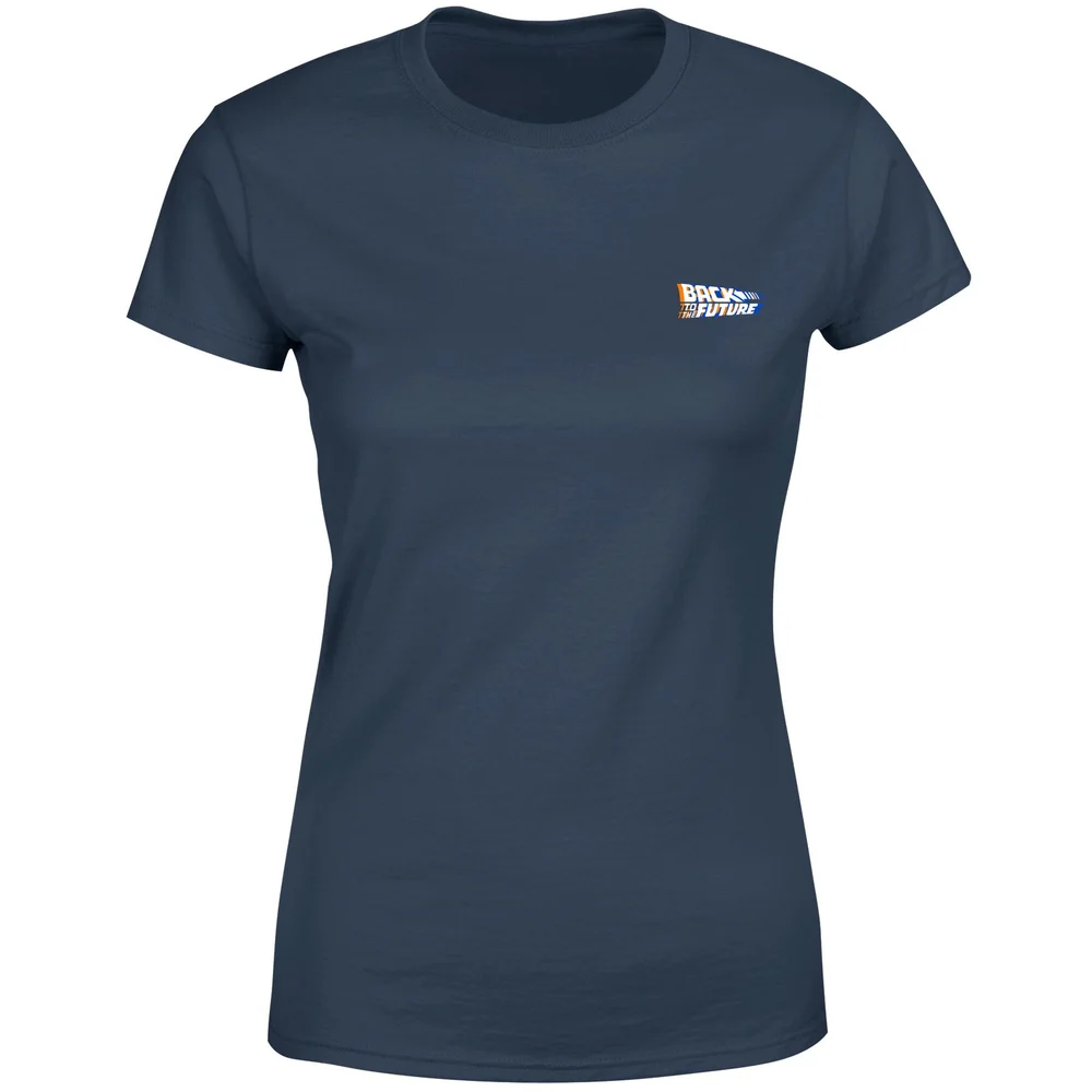Back To The Future Women's T-Shirt - Navy - XS Image 1