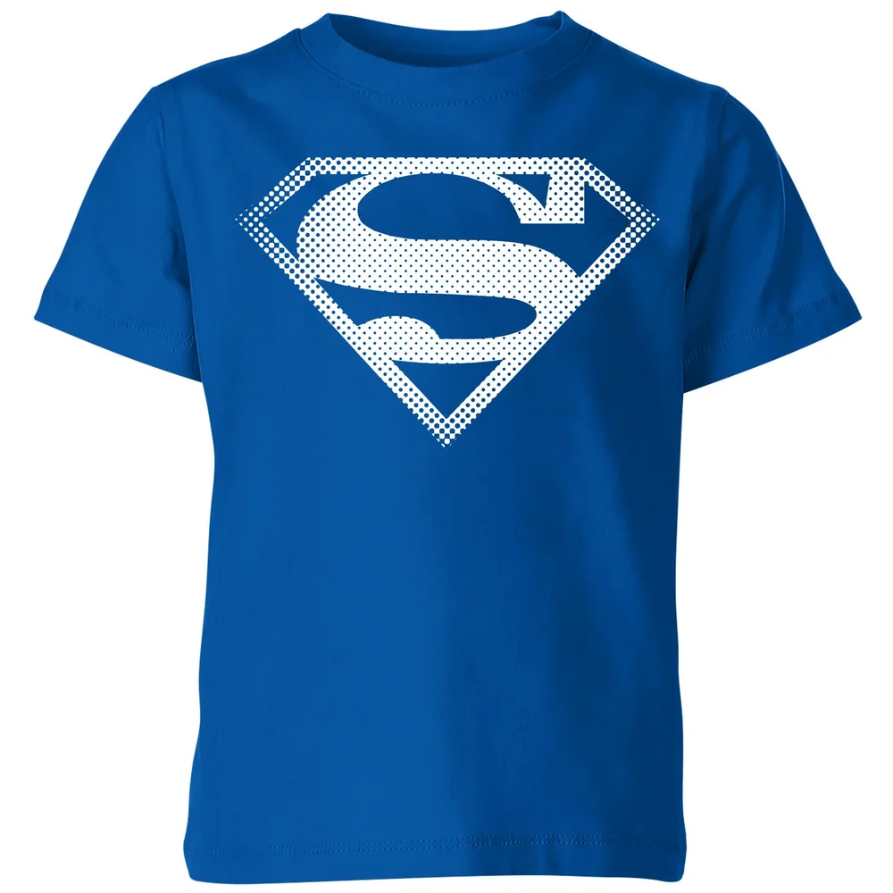 Superman Spot Logo Kids' T-Shirt - Blue - 3-4 Years Image 1