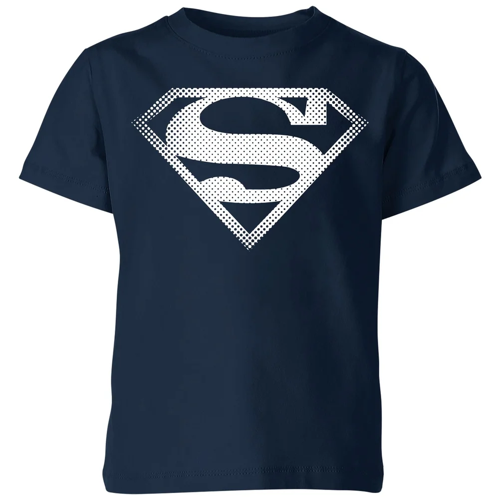 Superman Spot Logo Kids' T-Shirt - Navy - 3-4 Years Image 1