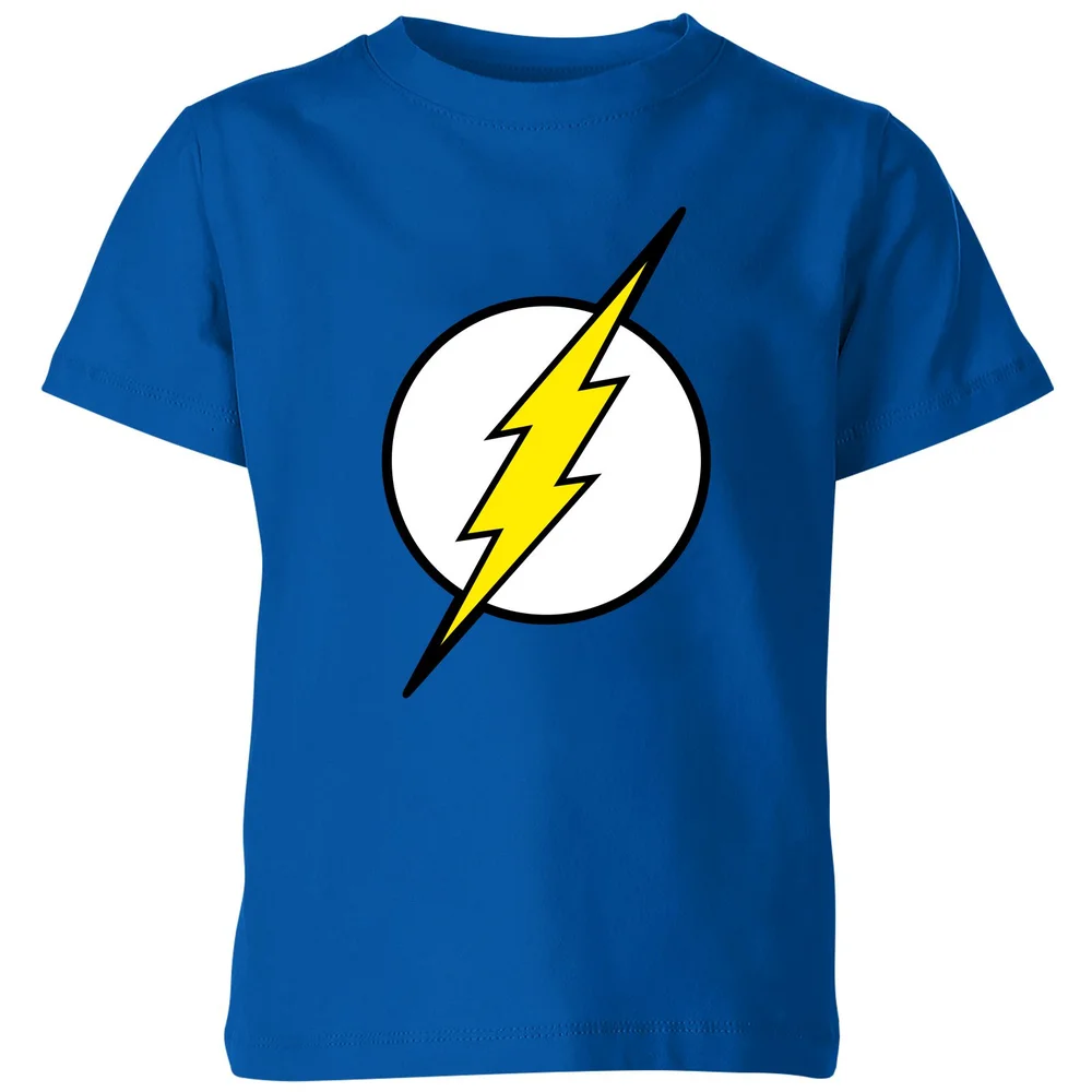 Justice League Flash Logo Kids' T-Shirt - Blue - 3-4 Years Image 1