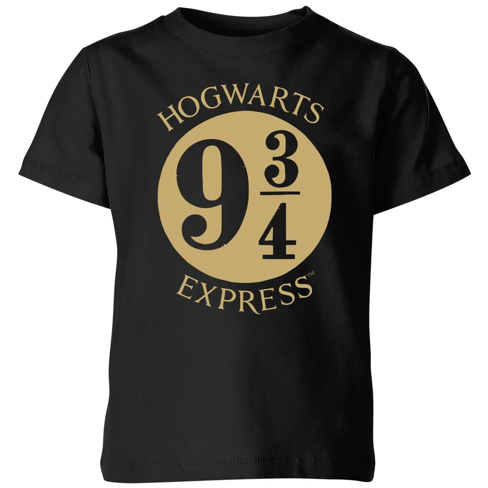 Harry Potter Platform Kids' T-Shirt - Black - 3-4 Years Image 1
