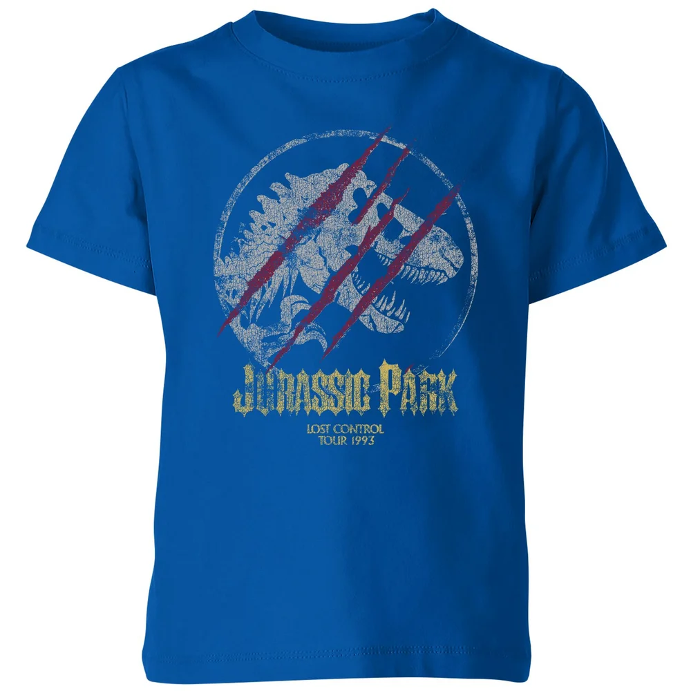 Jurassic Park Lost Control Kids' T-Shirt - Blue - 3-4 Years Image 1