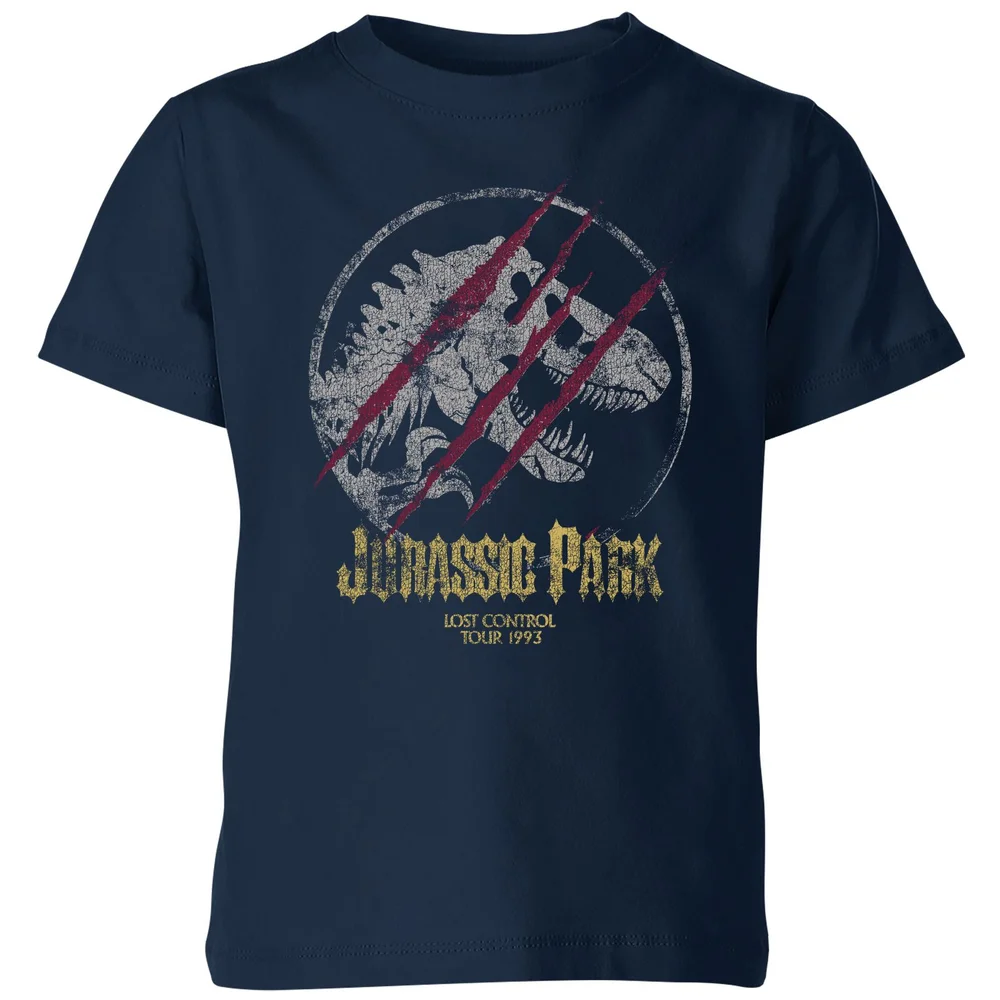 Jurassic Park Lost Control Kids' T-Shirt - Navy - 3-4 Years Image 1