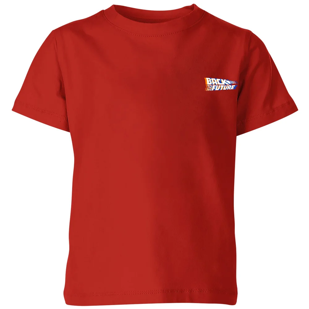 Back To The Future Kids' T-Shirt - Red - 3-4 Years Image 1
