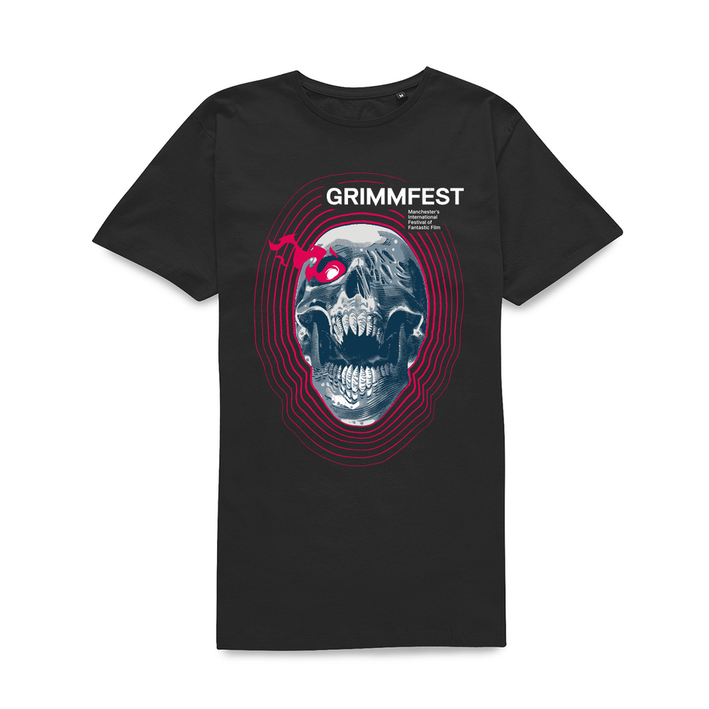 Grimmfest 2022 Skull Unisex T-Shirt - Black - S Image 1