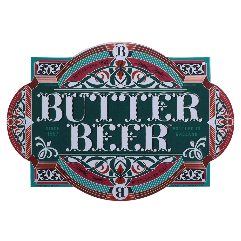 Fanattik Harry Potter Embossed Metal Sign Image 1