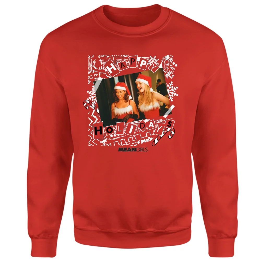 Mean Girls Jingle Bell Rock Christmas Jumper - Red - S Image 1