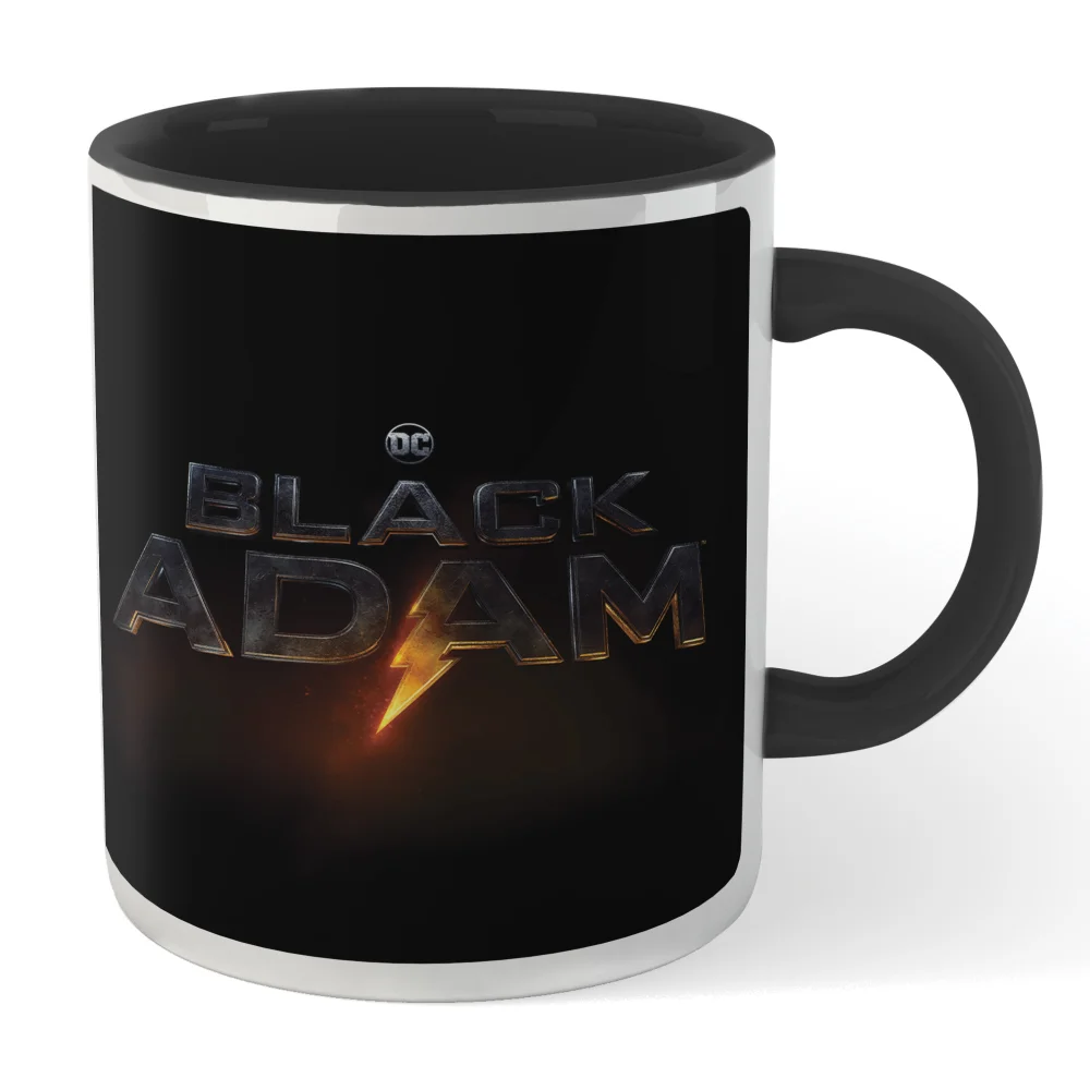 Black Adam Logo Mug - Black Image 1