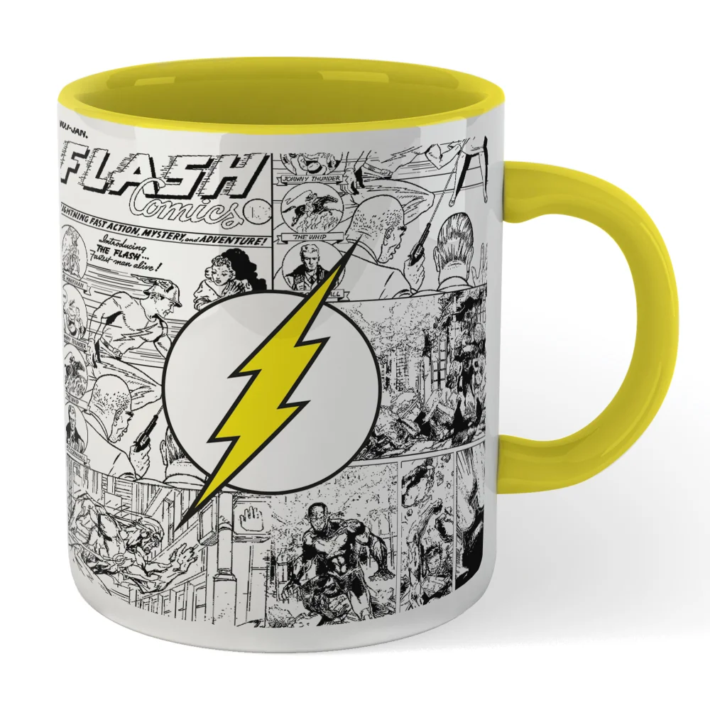 The Flash Comic Mug - Yellow Image 1