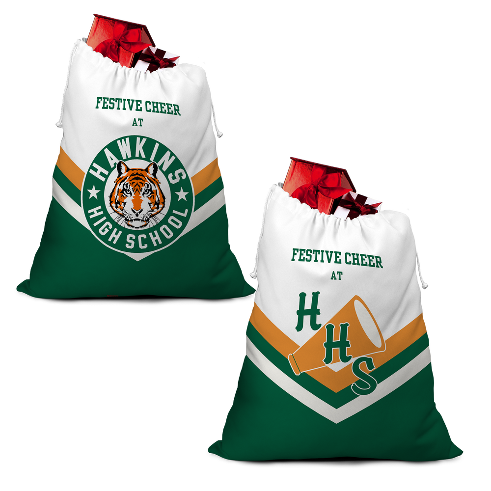 Stranger Things Festive Cheer Christmas Santa Sack Image 1