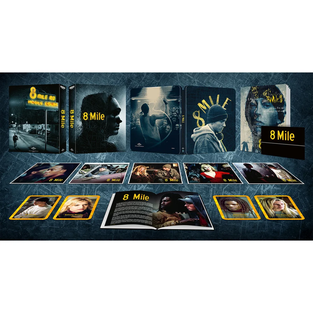 8 Mile Zavvi Exclusive Collectors Edition 4K Ultra HD Steelbook (includes Blu-ray) Image 1