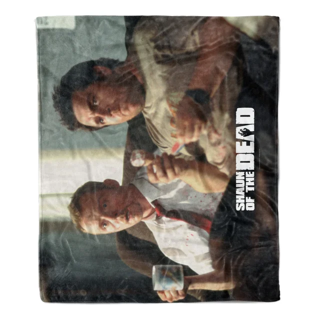 Shaun of the Dead Crisis Worsens Fleece Blanket
