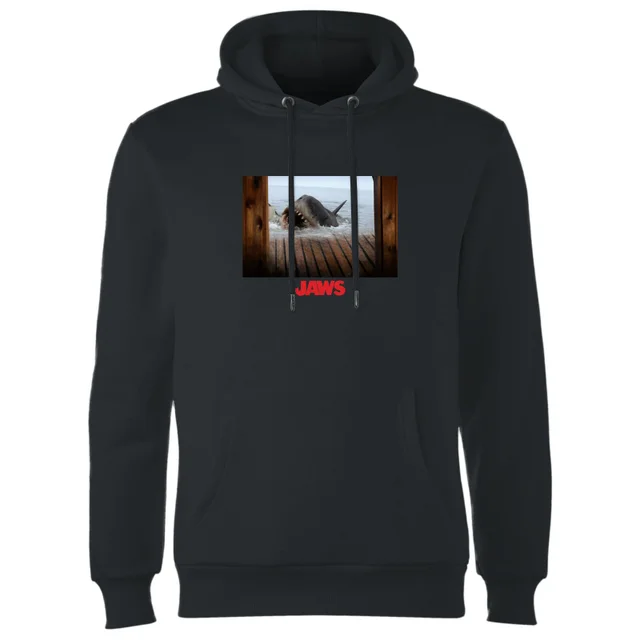 Jaws Shark Scene Hoodie - Black