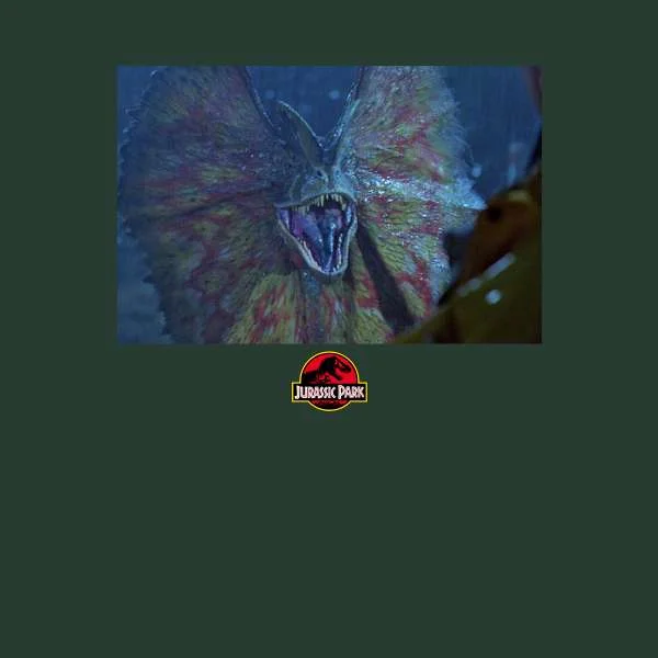 Jurassic Park Dilophosaurus Hoodie - Green