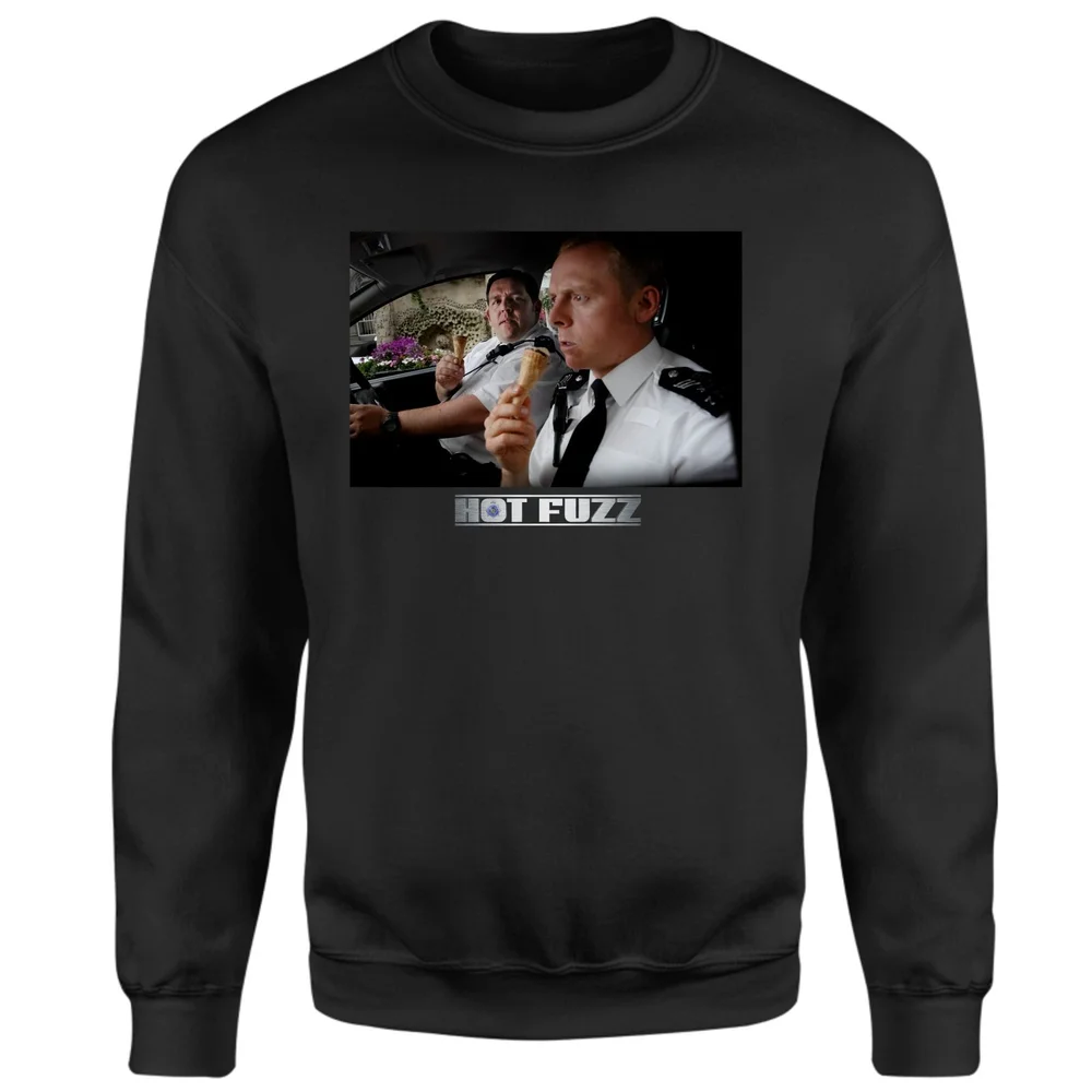Hot Fuzz Ice Cream Scene Sweatshirt - Black - S Image 1