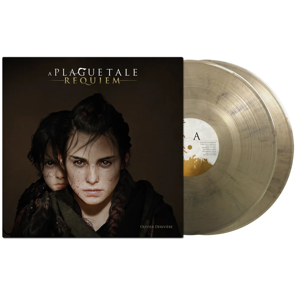 Black Screen Records - A Plague Tale: Requiem (Original Soundtrack) Vinyl 2LP Gold Black Marble Image 1