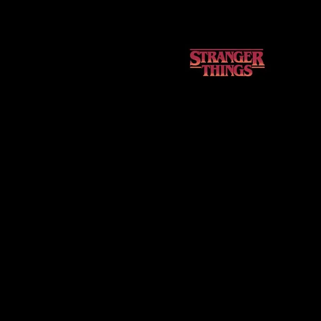 Stranger Things x Alex Hovey Logo Four Seasons Men's T-Shirt - Black