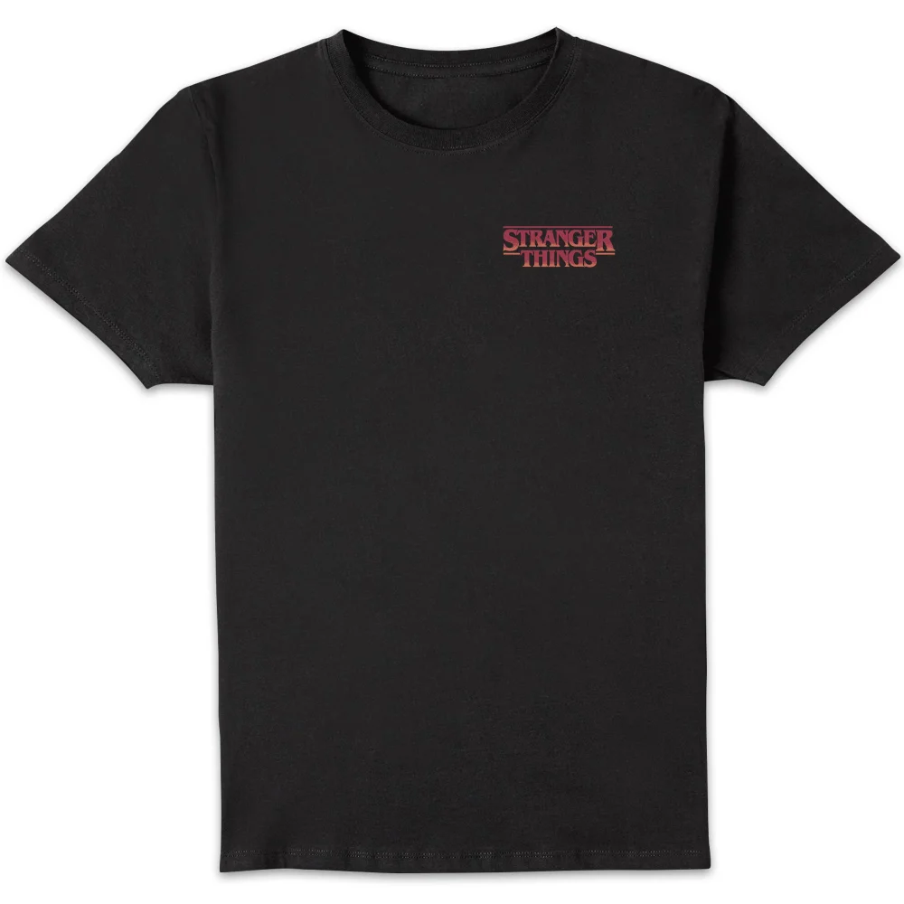 Stranger Things x Alex Hovey Logo Four Seasons Men's T-Shirt - Black - S Image 1