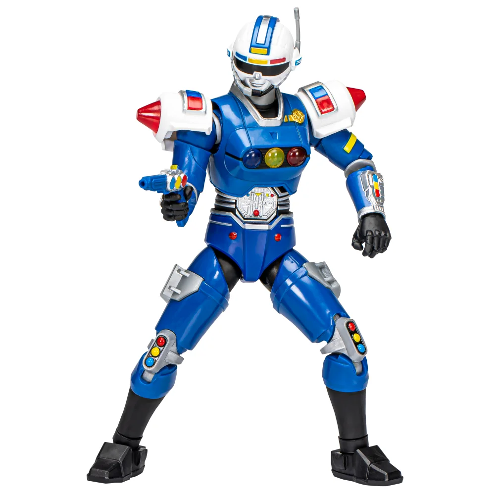 Hasbro Power Rangers Lightning Collection Turbo Blue Senturion Action Figure Image 1