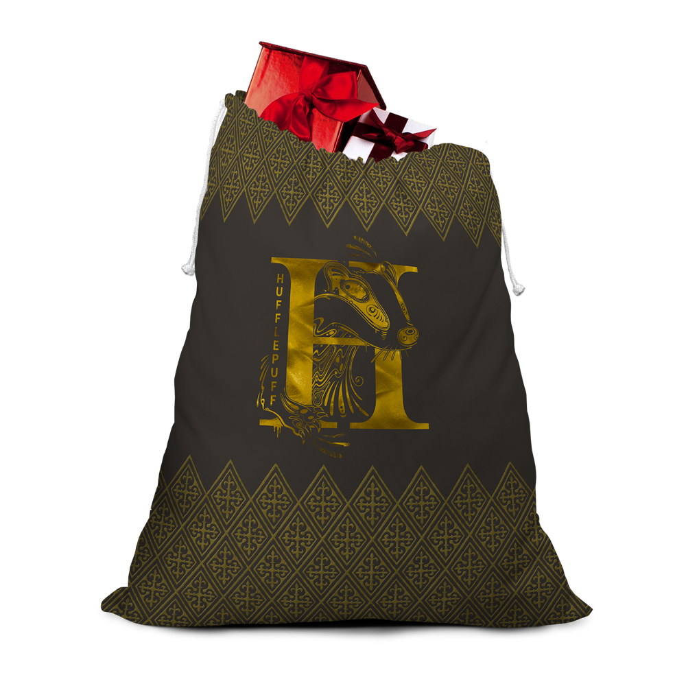 Harry Potter Hufflepuff Christmas Santa Sack Image 1