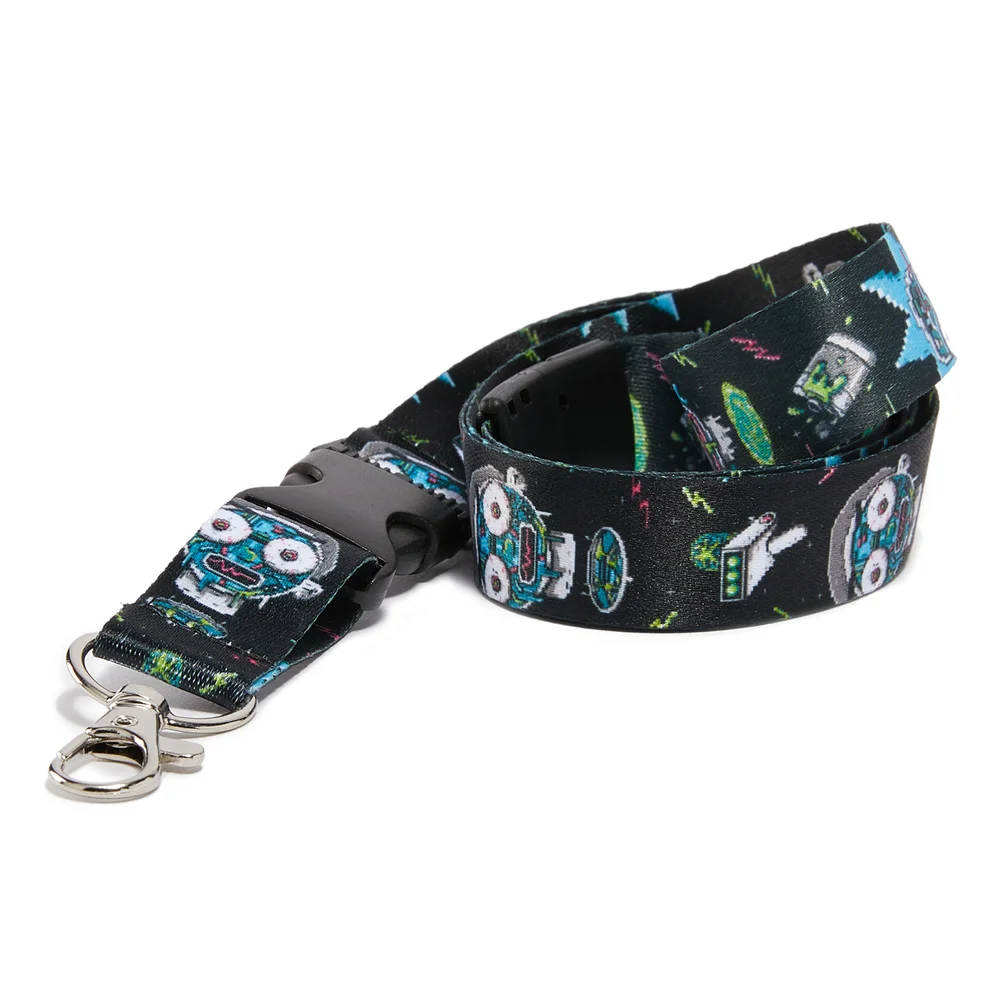 Akedo x Rick and Morty Pixelverse Lanyard Image 1