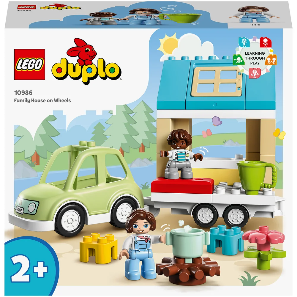 LEGO DUPLO Town: Family House on Wheels Building Set (10986) Image 1