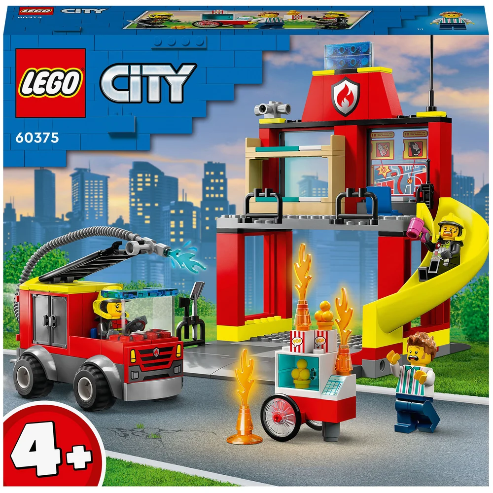 LEGO City Fire: Fire Station and Fire Truck Set (60375) Image 1