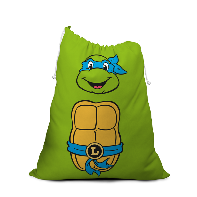 Teenage Mutant Ninja Turtles Leonardo Christmas Santa Sack