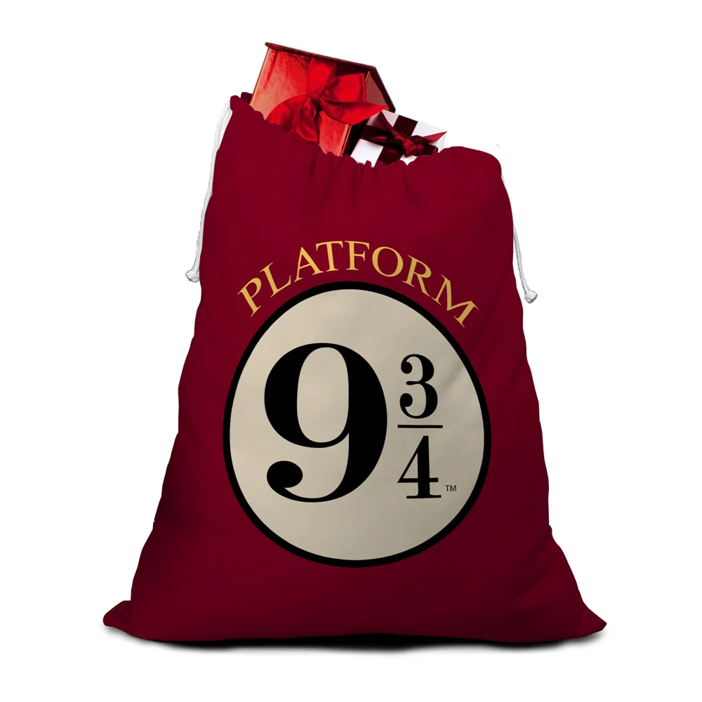 Harry Potter Platform 9 3/4 Christmas Santa Sack Image 1