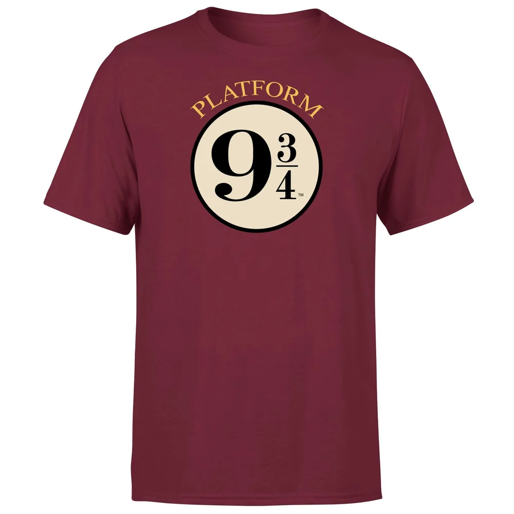 Harry Potter Platform 9 3/4 T-Shirt - Burgundy - XS Image 1