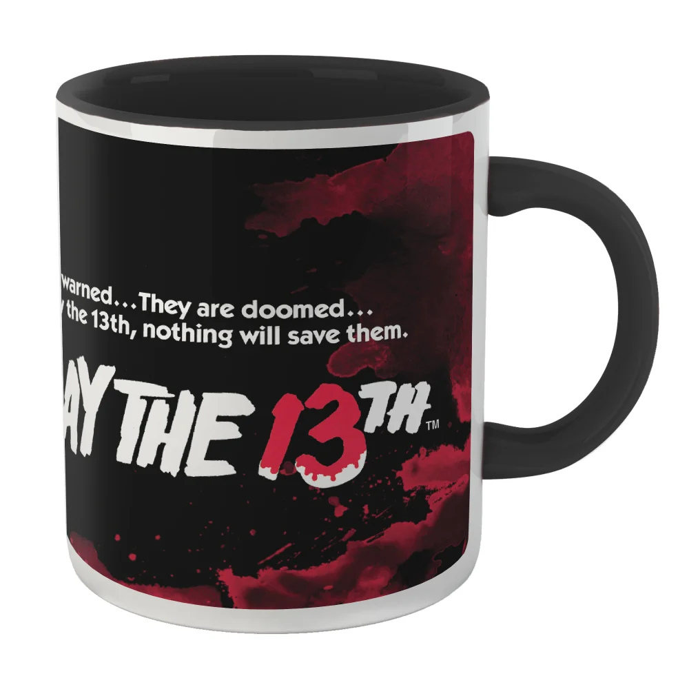 Friday the 13th Classic Poster Mug - Black Image 1