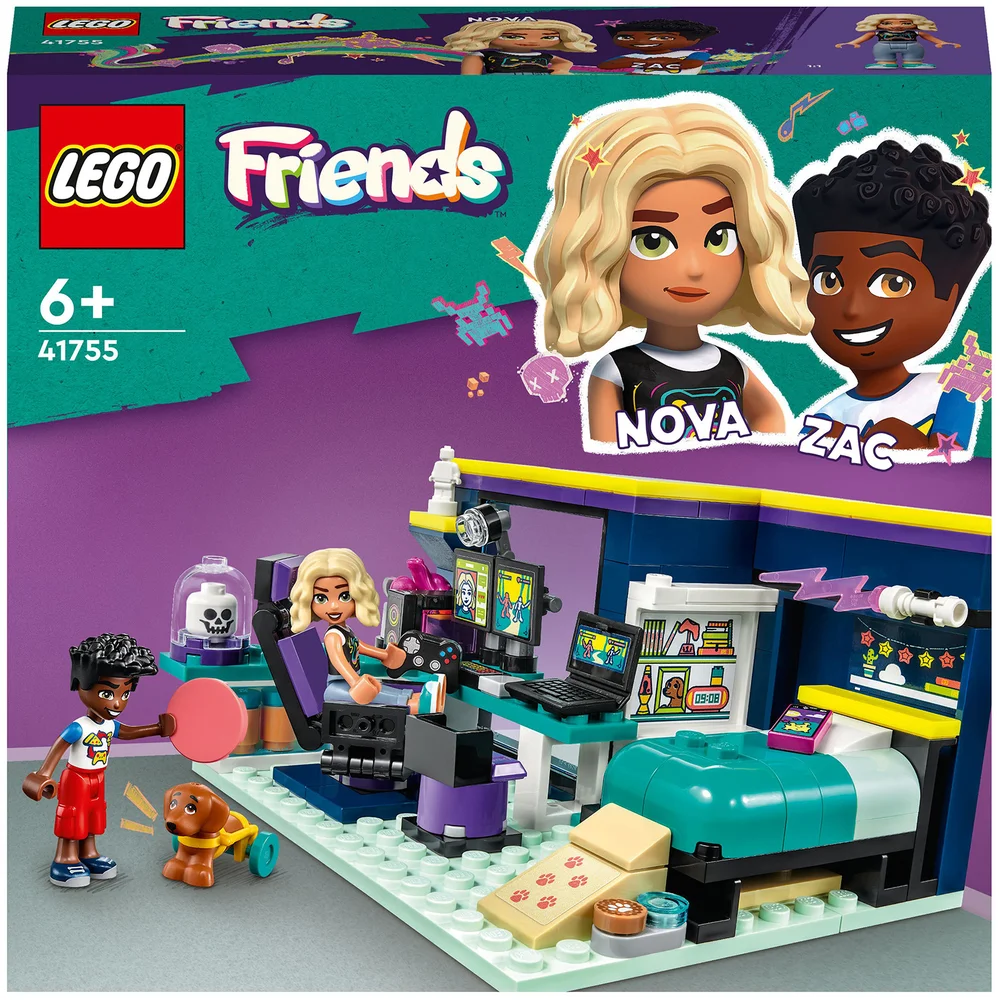 LEGO Friends: Nova's Room Gaming Bedroom Playset (41755) Image 1