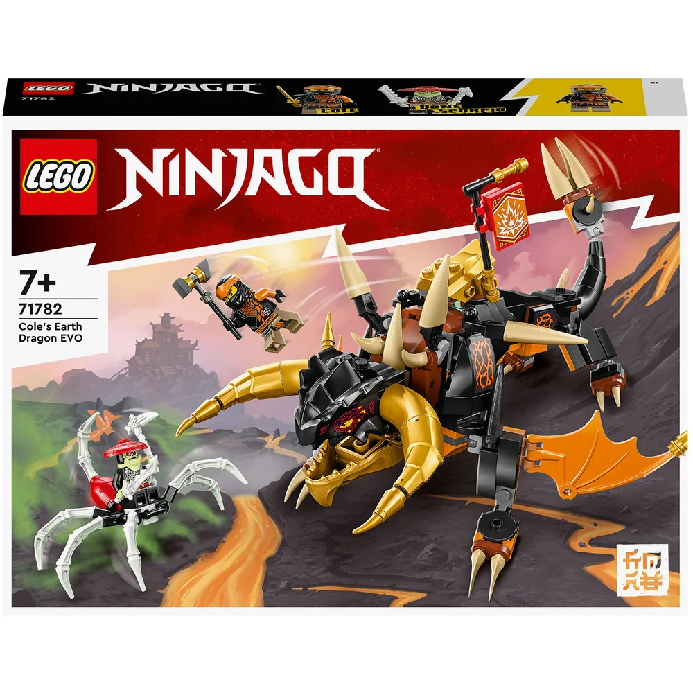 LEGO NINJAGO: Cole’s Earth Dragon EVO Ninja Action Toy (71782) Image 1