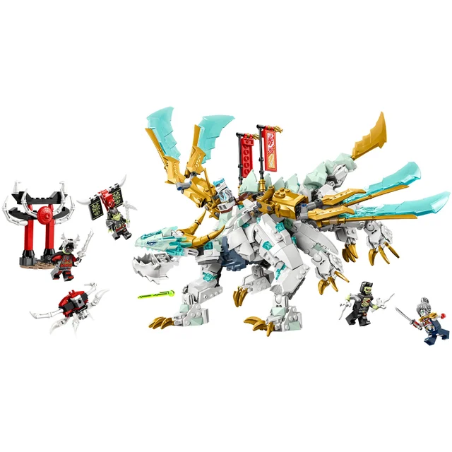 LEGO NINJAGO: Zane’s Ice Dragon Creature Building Toy (71786)