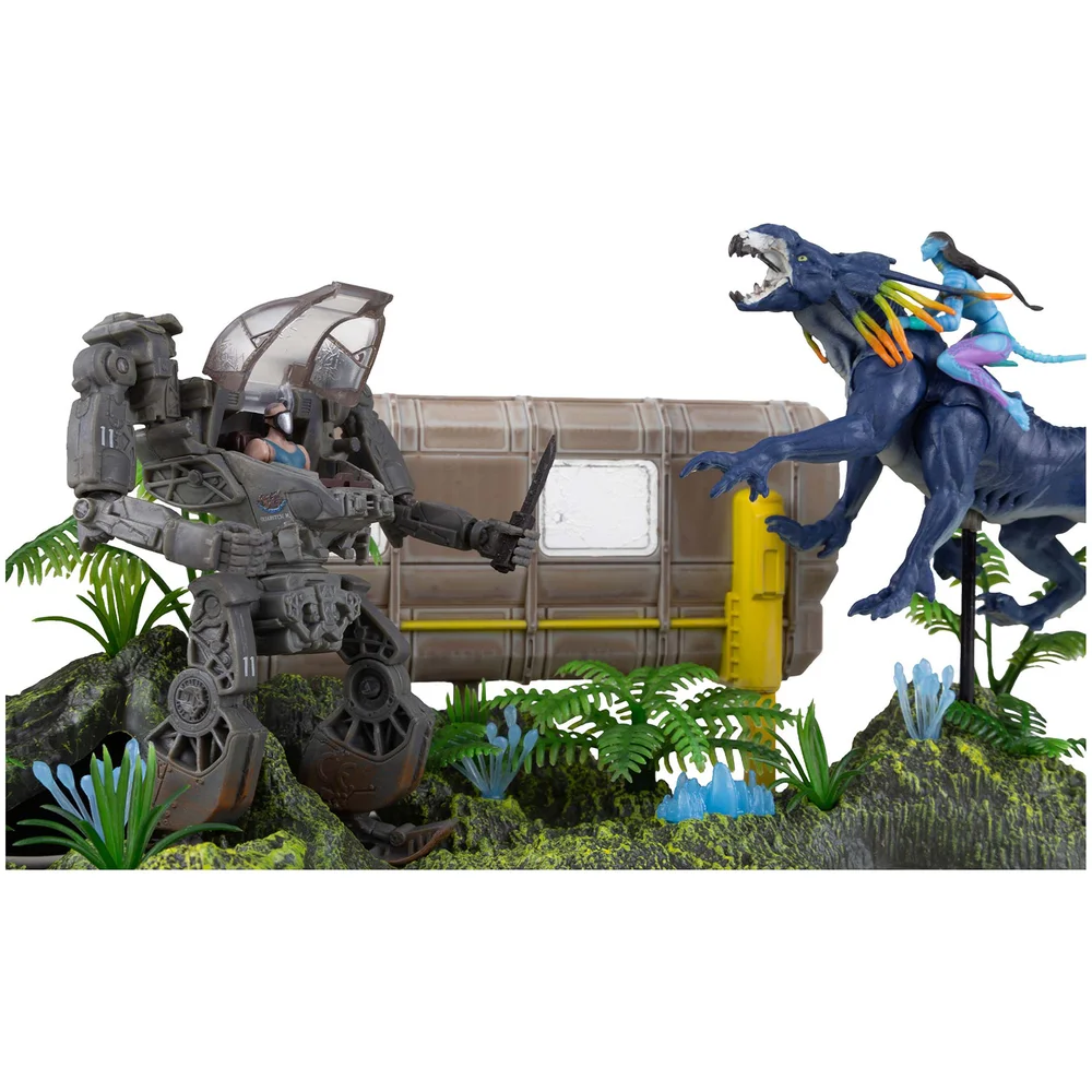 McFarlane Disney Avatar World of Pandora Shack Site Battle Figurine Image 1