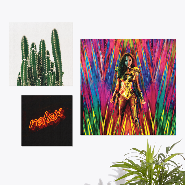 Decorsome x Jaws Geometric Rectangular Canvas