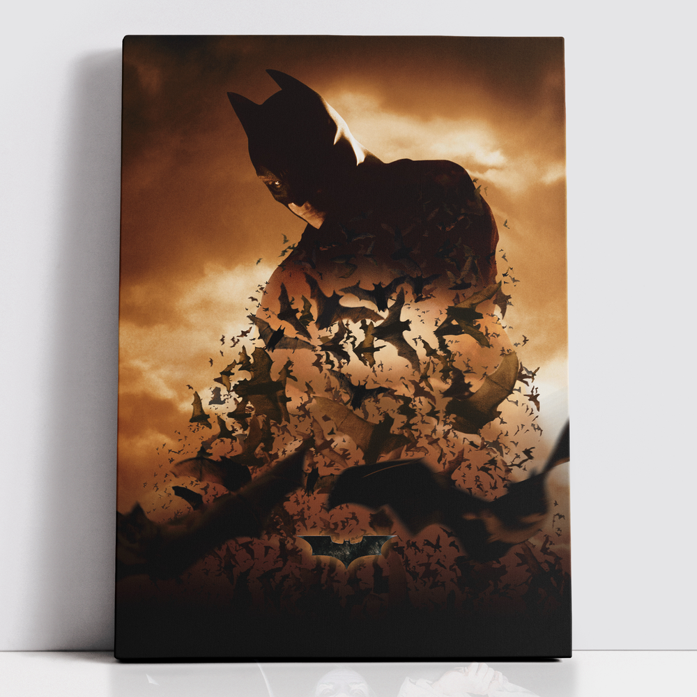 Decorsome x Batman Begins Rectangular Canvas - 12x18 inch Image 1