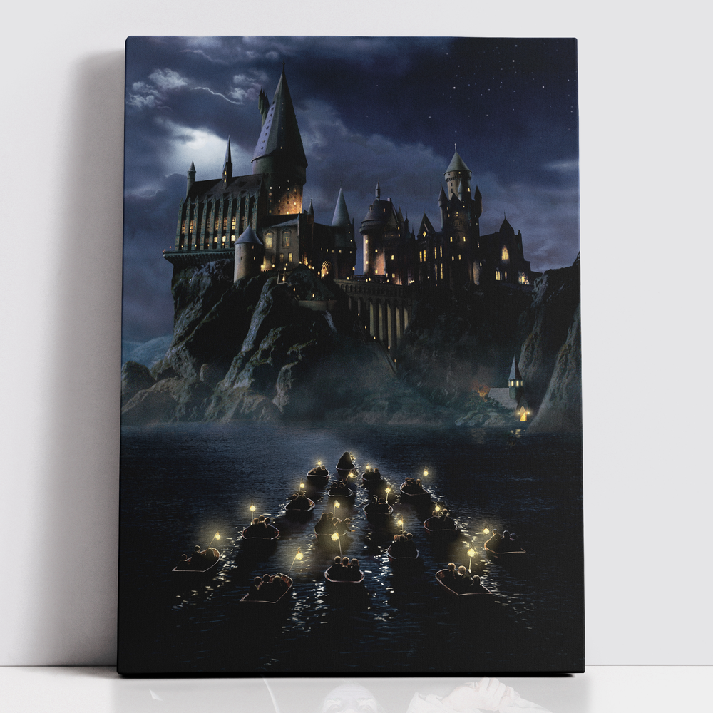 Decorsome x Harry Potter Hogwarts Castle Rectangular Canvas - 12x18 inch Image 1