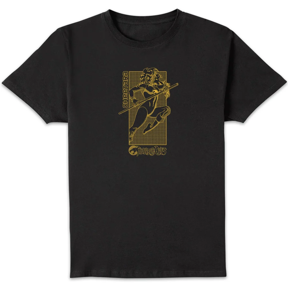 Thundercats Cheetara Yellow Unisex T-Shirt - Black - S Image 1