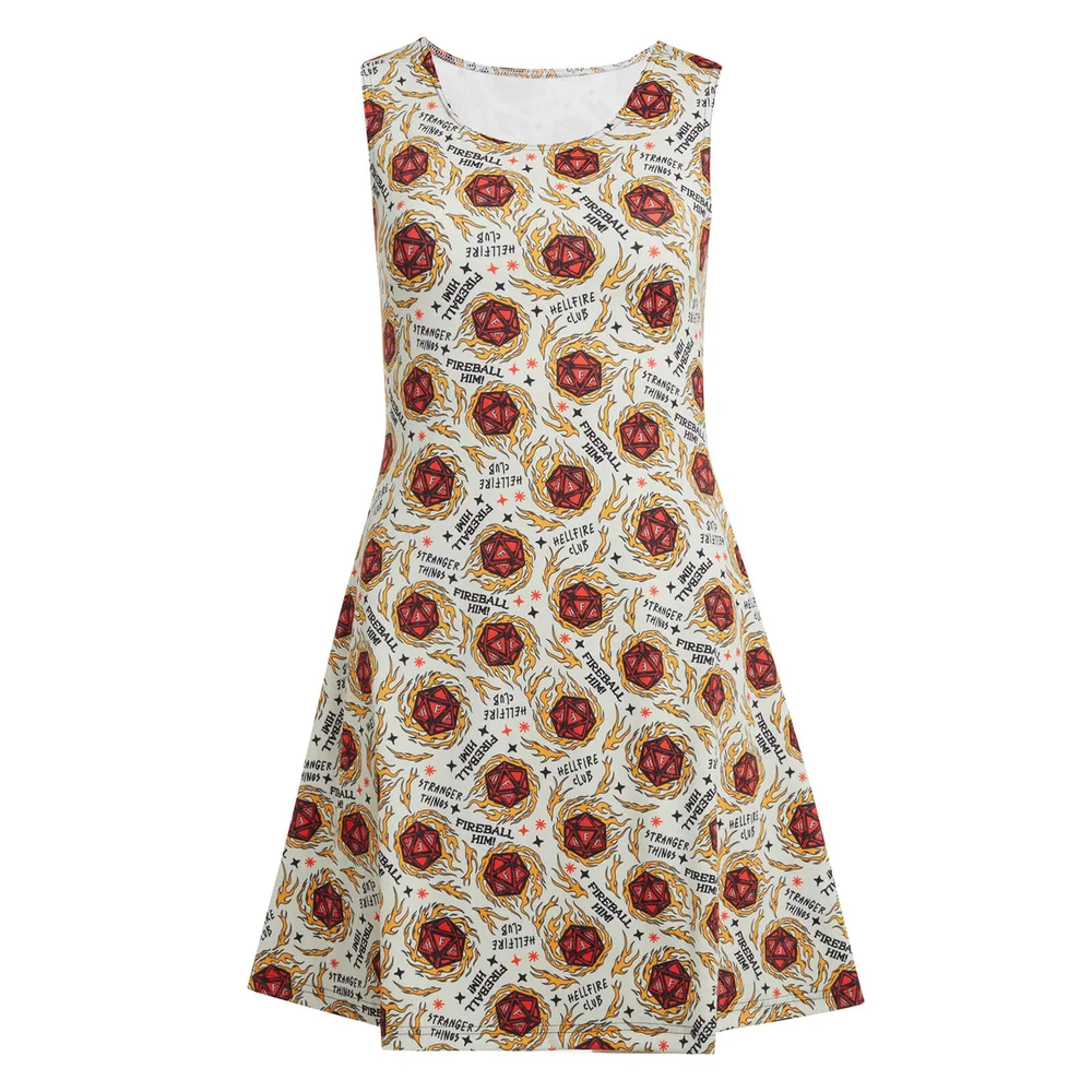 Supasuta x Stranger Things Fireball Him Skater Dress - XS Image 1