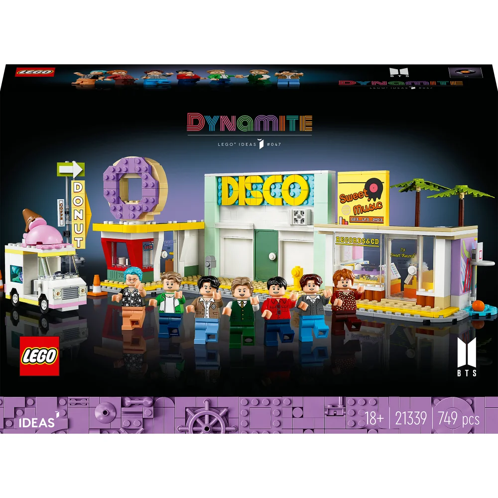LEGO Ideas: BTS Dynamite Music Video Building Set (21339) Image 1