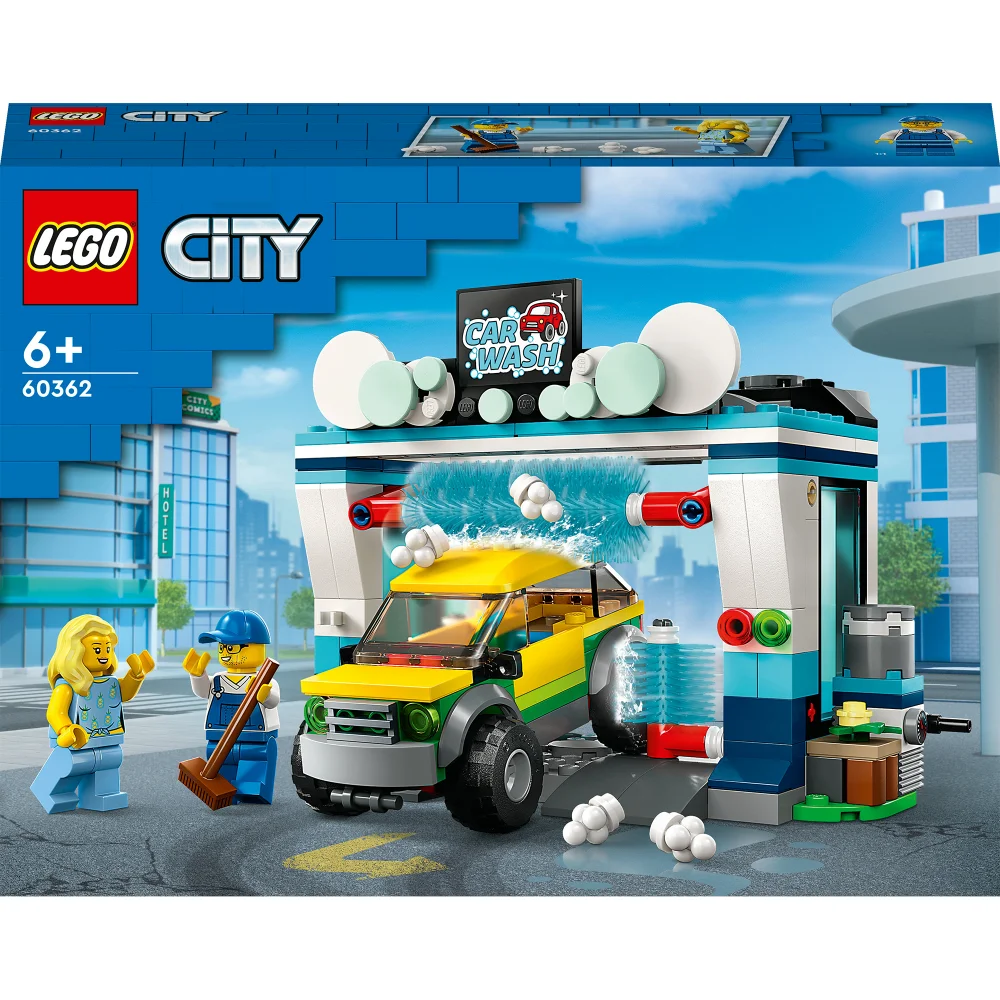 LEGO City: Carwash Set with Toy Car Wash and Car (60362) Image 1