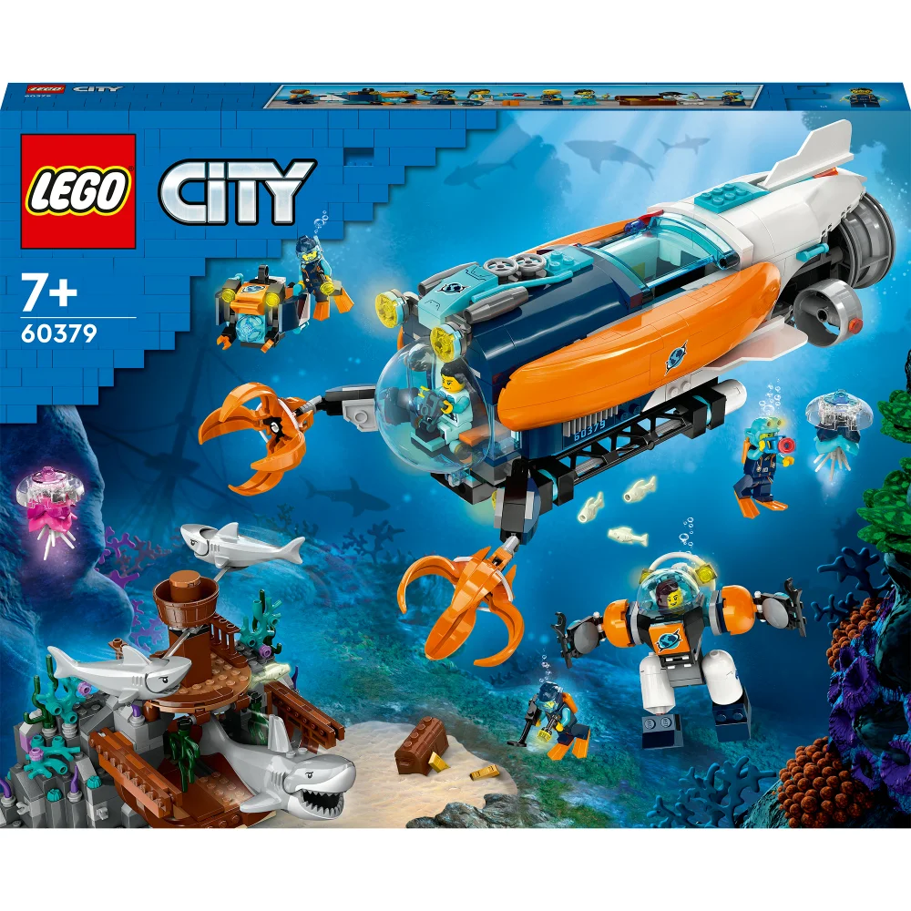 LEGO City: Deep-Sea Explorer Submarine Toy Ocean Set (60379) Image 1