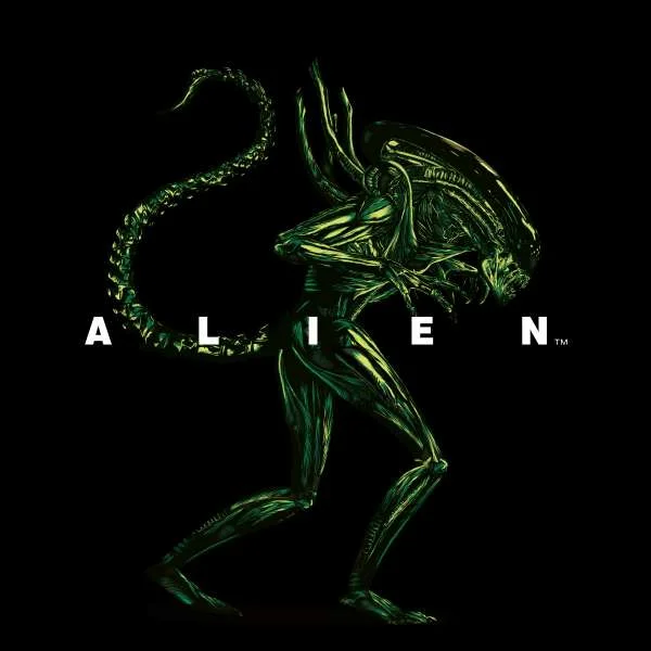Alien Full Side Women's Cropped Hoodie - Black
